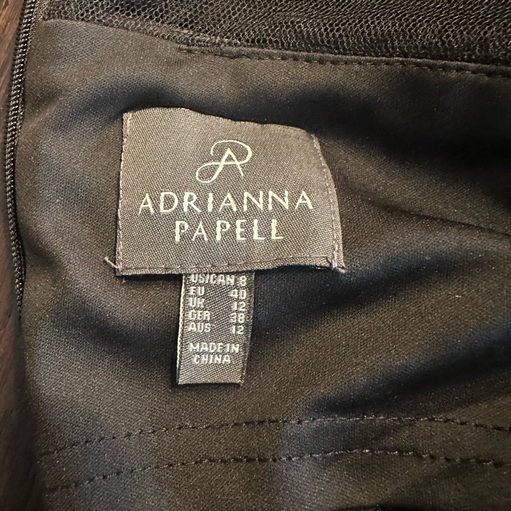 Adrianna Papell Black Dress - Picture 3 of 4
